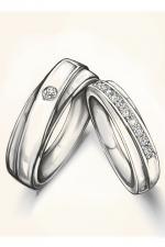 Giá nhẫn cưới kim cương hiện nay? - Bộ sưu tập nhẫn cưới kim cương chỉ từ 15 triệu đồng
