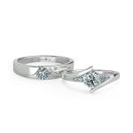 Cặp nhẫn cưới kim cương NCC3006