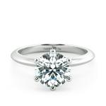 Nhẫn cầu hôn kim cương Tiffany 6 chấu NCH1105