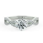 Twiss Engagement Ring with Double Eternity Band NCH1702