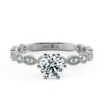 Solitaire Engagement Ring with Eternity Band NCH1801