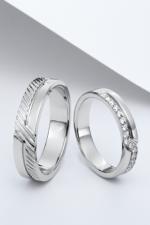 Nhẫn cưới bạch kim trơn khác nhẫn cưới vàng trắng như thế nào? Vì sao nhẫn cưới bạch kim được đánh giá là cao cấp?