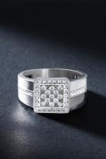 Gợi ý những mẫu nhẫn kim cương nam đẹp kiểu Signet tăng phần lịch lãm cho quý ông