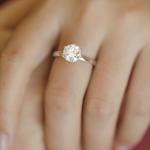 Six Prongs Solitaire Classic Engagement Ring NCH1102 8