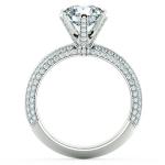 Tiffany Engagement Ring with Full Eternity at Prong and Shoulder NCH1201 5