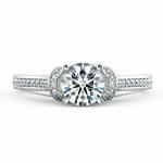 Trellis Engagement Ring with Stylized NCH1408 2