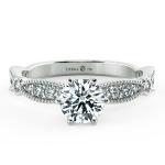 Solitaire Engagement Ring with Eternity Band NCH1803 1