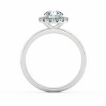 Single Classic Halo Engagement Ring NCH2101 5