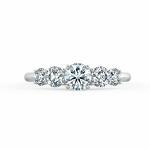 Fivestones Engagement Ring with Trellis st<x>yle NCH3302 2