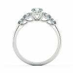 Fivestones Engagement Ring with Trellis st<x>yle NCH3302 5