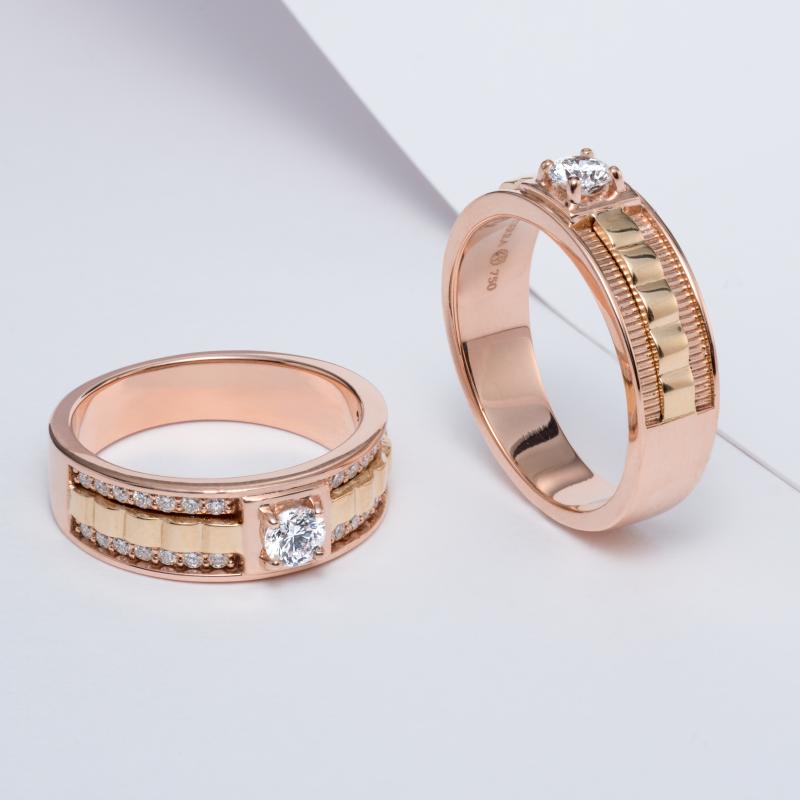 Những mẫu nhẫn cưới được yêu thích nhất - Nhẫn cưới kim cương minh chứ - 4