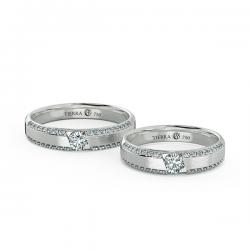 Cặp nhẫn cưới kim cương NCC3011