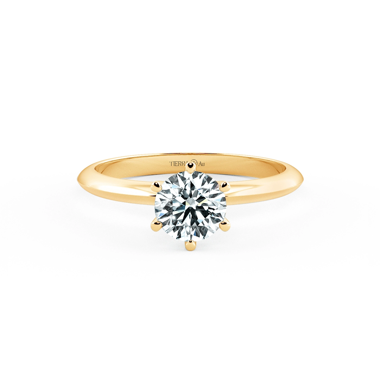 Six Prongs Solitaire Classic Engagement Ring NCH1102