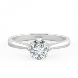 Shiny Floral Cathedral Engagement Ring NCH1513