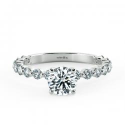 Solitaire Engagement Ring with Eternity Band NCH1804