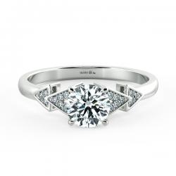 Solitaire Engagement Ring with Eternity Band NCH1807
