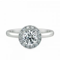 Single Classic Halo Engagement Ring NCH2101