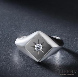 Mẫu nhẫn kim cương nam NNA2103 độc đáo đầy cá tính