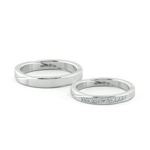 Cặp nhẫn cưới truyền thống NCC1033 1