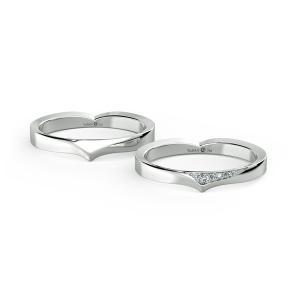 Cặp nhẫn cưới hiện đại NCC2037 1