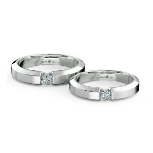 Cặp nhẫn cưới kim cương NCC3001 1