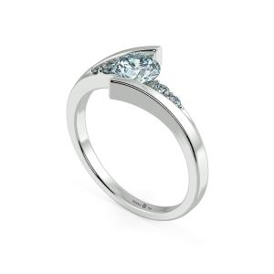 Nhẫn cưới nữ kim cương NCF3006 2