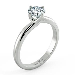Twisted Four Prongs Trellis Engagement Ring NCH1402 4