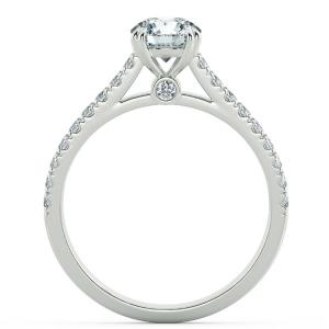 Bridge Accent Engagement Ring with Eternity Band NCH1603 5