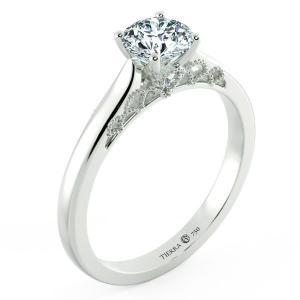 Stylized Bridge Accent Engagement Ring NCH1610 4