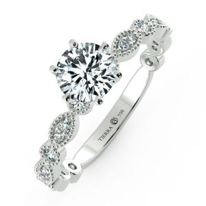 Solitaire Engagement Ring with Eternity Band NCH1801 3