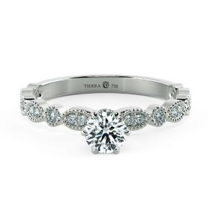 Solitaire Engagement Ring with Eternity Band NCH1802 1