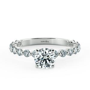 Solitaire Engagement Ring with Eternity Band NCH1804 1