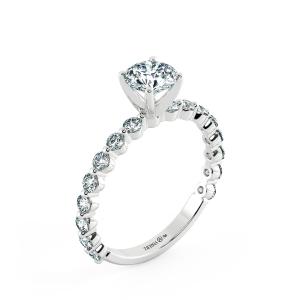 Solitaire Engagement Ring with Eternity Band NCH1804 4