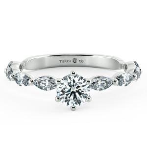 Solitaire Engagement Ring with Eternity Band NCH1805 1