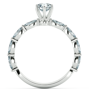 Solitaire Engagement Ring with Eternity Band NCH1805 5