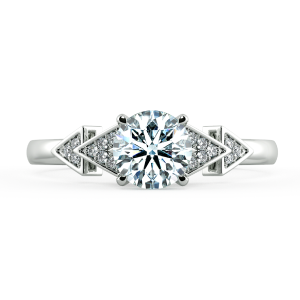 Solitaire Engagement Ring with Eternity Band NCH1807 2