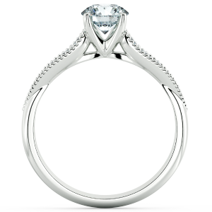 Solitaire Engagement Ring with Eternity Band NCH1808 5