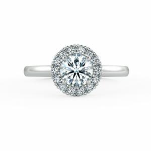 Single Classic Halo Engagement Ring NCH2101 2