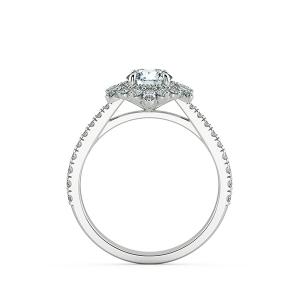 Nhẫn kim cương Fancy Marquise Halo NKC2509 5