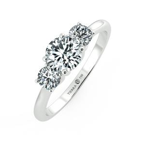 Threestone Classic Engagement Ring NCH3101 3