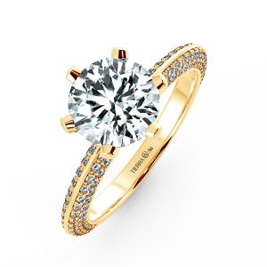 Tiffany Engagement Ring with Full Eternity at Prong and Shoulder NCH1201 3
