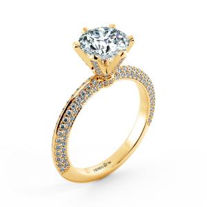 Tiffany Engagement Ring with Full Eternity at Prong and Shoulder NCH1201 4