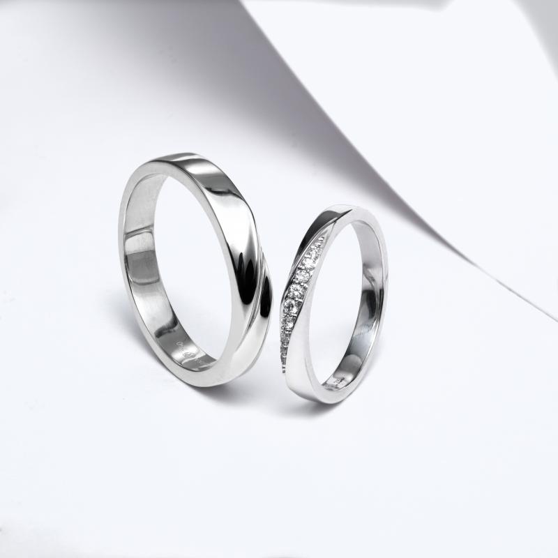 Những mẫu nhẫn cưới được yêu thích nhất - Nhẫn cưới kim cương minh chứ - 3