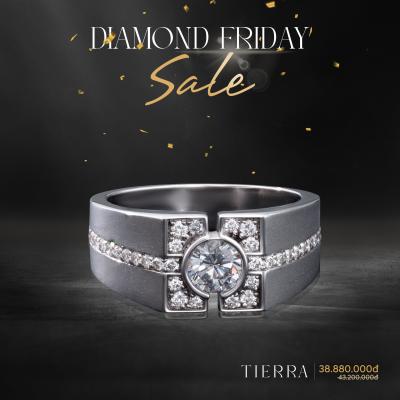 Diamond Friday Sale - Giảm đến 10 triệu đồng cho vỏ nhẫn nam, giảm thêm 5% khi mua cùng vỏ nhẫn! - 1