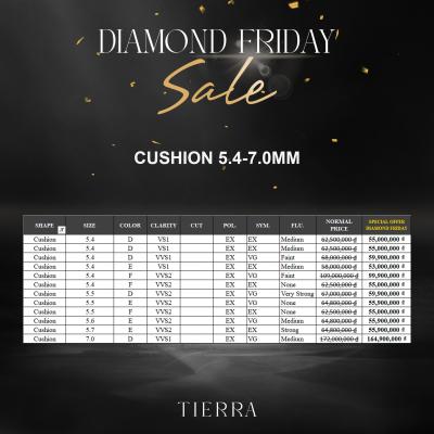 Diamond Friday Sale - Ưu đãi lên đến 30% cho hơn 500 viên kim cương GIA có sẵn tại Tierra Diamond - 3