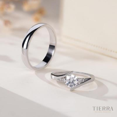 Mua nhẫn cặp vàng trắng kim cương tại Tierra Diamond