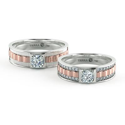 Cặp nhẫn cưới kim cương NCC3005