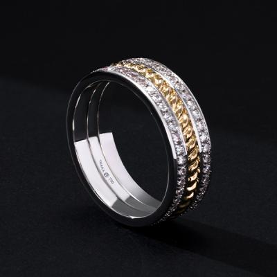 Nhẫn nam vàng tây Eternity - kiểu nhẫn dễ dàng kết hợp với nhiều phong cách