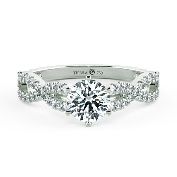 Twiss Engagement Ring with Double Eternity Band NCH1702
