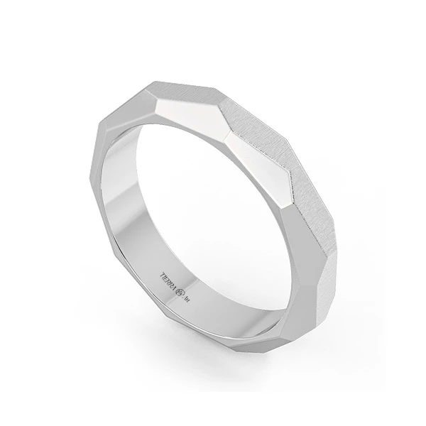 Men's Traditional Wedding Ring NCM1008 2